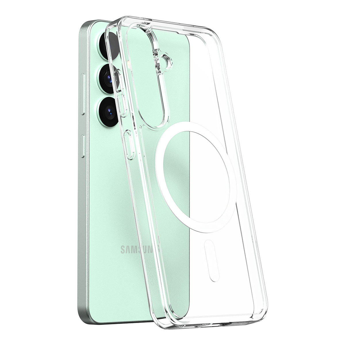 Galaxy S25 / S25 Ultra MagSafe対応 ハイブリッド クリアケース DUPLE M 米軍MIL規格 Qi2対応 カバー