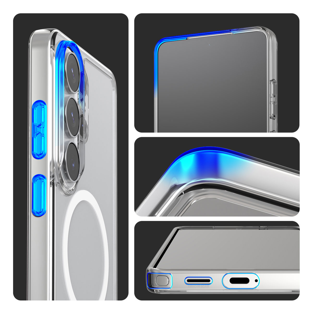 Galaxy S26 / S26+ / S26 Ultra カバー Qi2 & MagSafe対応 DUPLE M  [SAMSUNGの公式認証] 米軍MIL規格 ケース for S25 / S25 Ultra