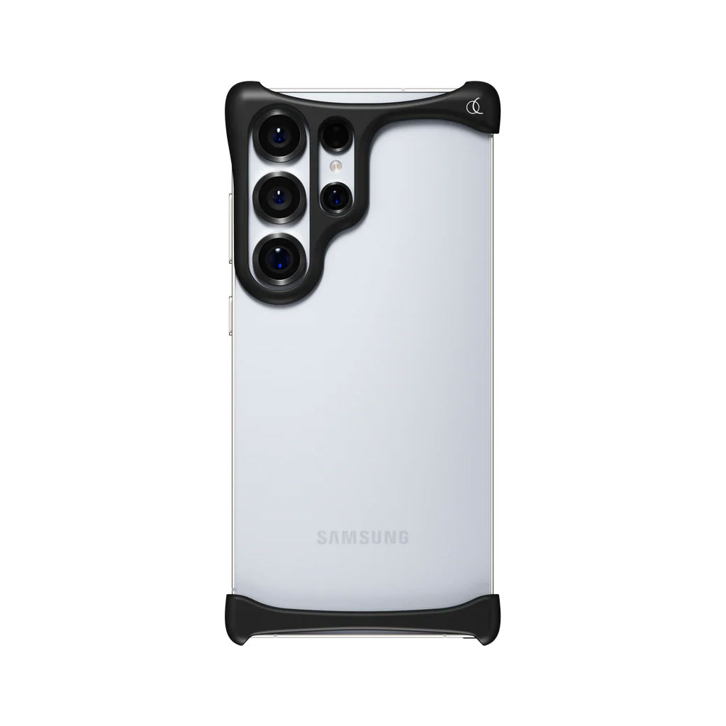 [ Galaxy S25 Ultra 用 ] アルミ・マットブラック バンパー ケース | アークパルス