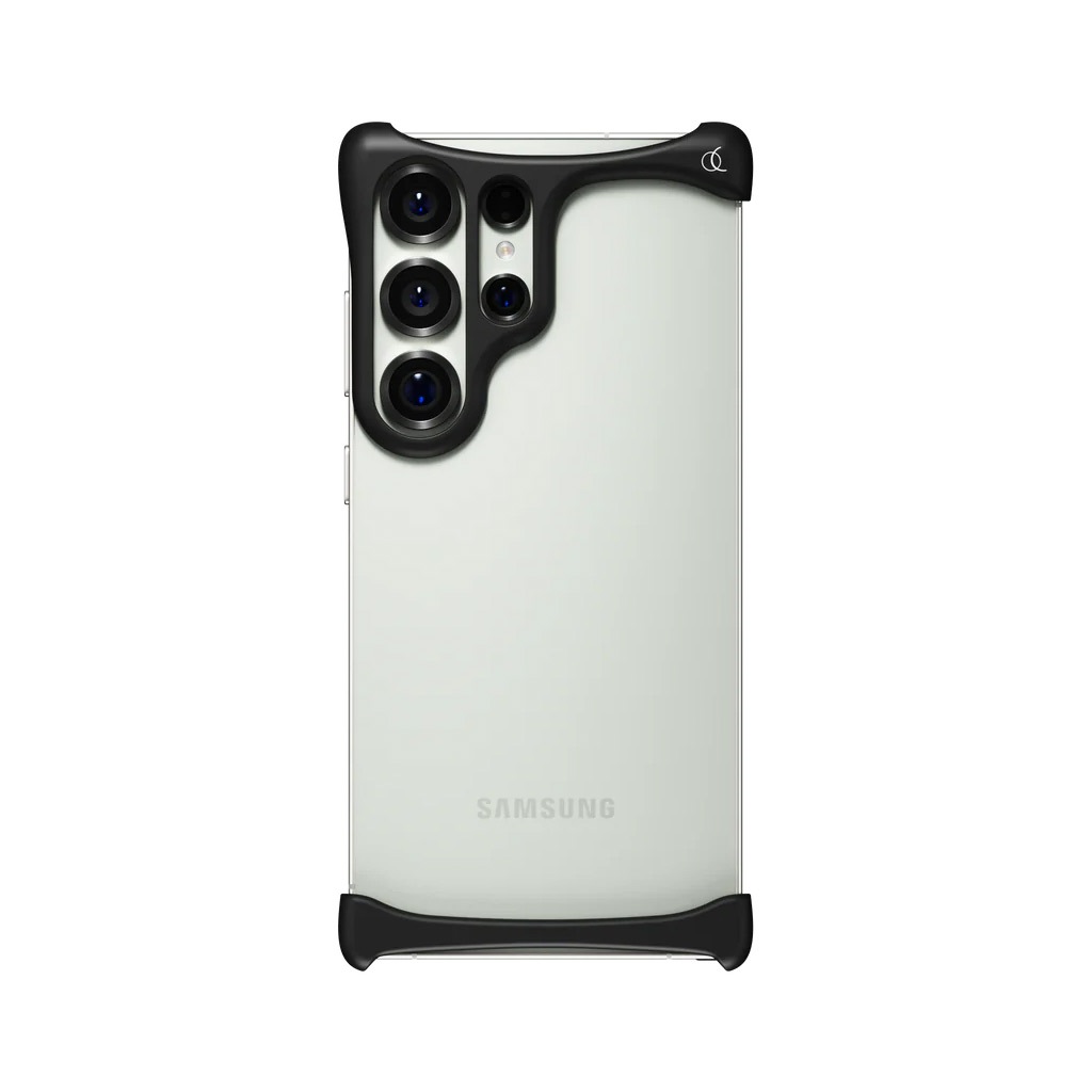 [ Galaxy S25 Ultra 用 ] アルミ・マットブラック バンパー ケース | アークパルス