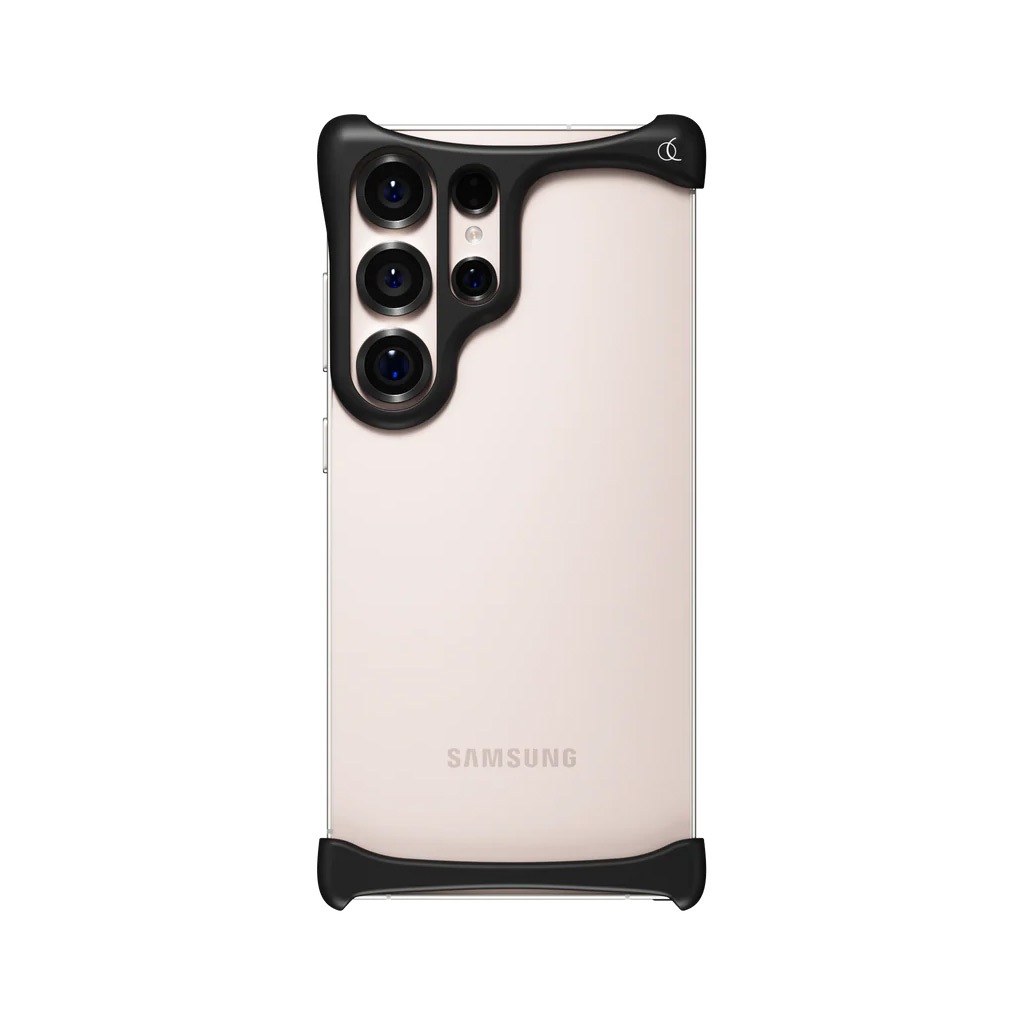 [ Galaxy S25 Ultra 用 ] アルミ・マットブラック バンパー ケース | アークパルス