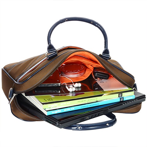 abbi PCバッグ Erin(エリン)ブリーフケース Brown