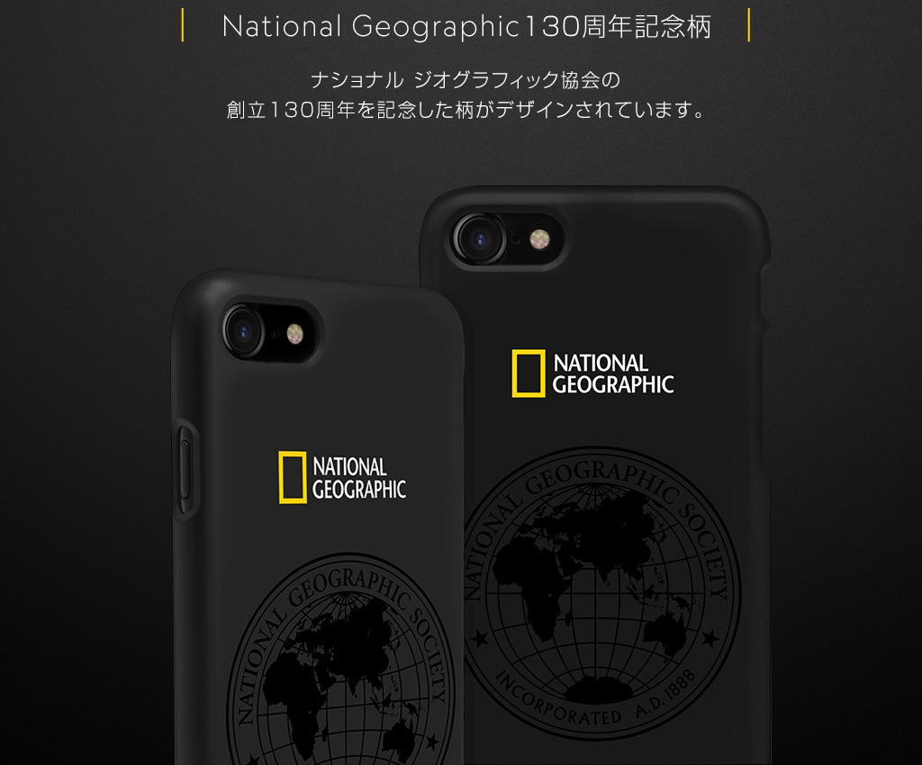 iPhone SE (第3世代) ケース カバー National Geographic 130th Anniversary case Slim Fit [iPhone SE3/SE2/XR/8/7]