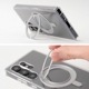 Galaxy S25 Ultra 360°回転 リングスタンド付き MagSafe対応 DUPLE M STAND 米軍MIL規格 カバー