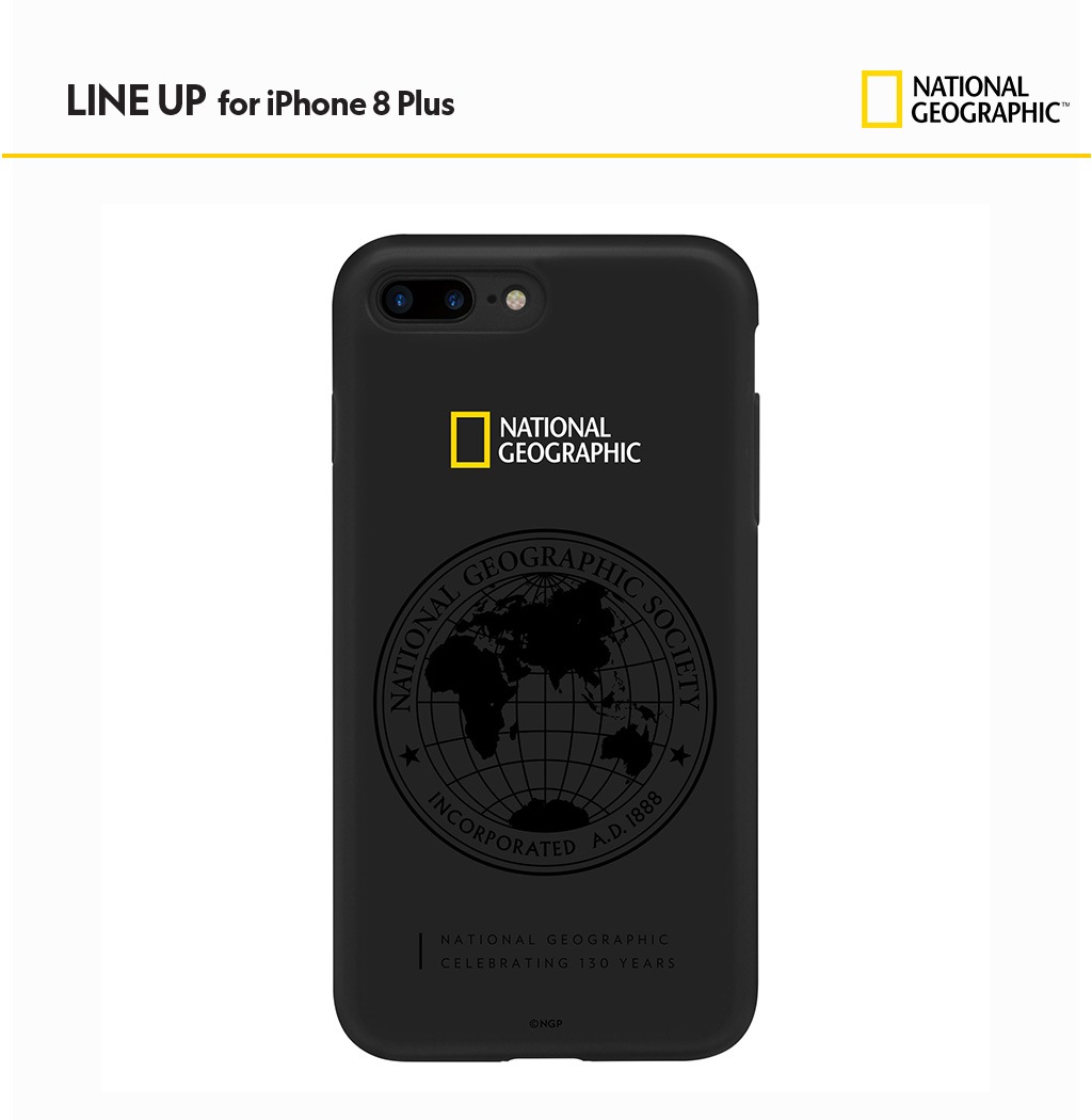 iPhone SE (第3世代) ケース カバー National Geographic 130th Anniversary case Double Protective  [iPhone SE3/SE2/XS/X/XR/XS Max/8 Plus/7Plus/8/7]