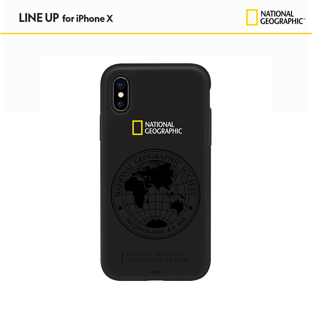 iPhone SE (第3世代) ケース カバー National Geographic 130th Anniversary case Double Protective  [iPhone SE3/SE2/XS/X/XR/XS Max/8 Plus/7Plus/8/7]