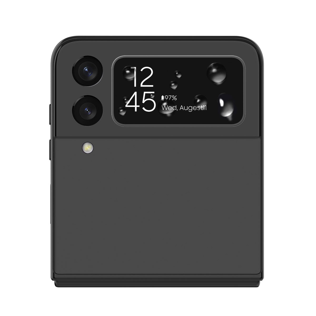 araree Galaxy Z Flip 4 CORE カバーディスプレイ用強化ガラスフィルム クリア [SAMSUNGの公式認証品]