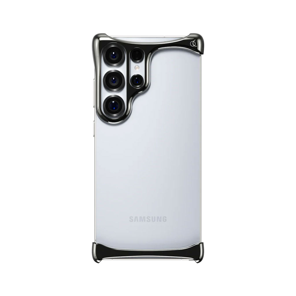 [ Galaxy S25 Ultra 用 ] アルミ・グラファイト バンパー ケース | アークパルス