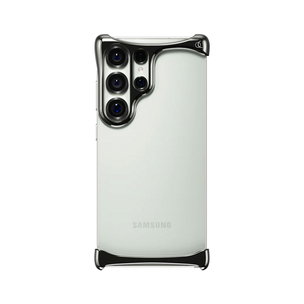 [ Galaxy S25 Ultra 用 ] アルミ・グラファイト バンパー ケース | アークパルス