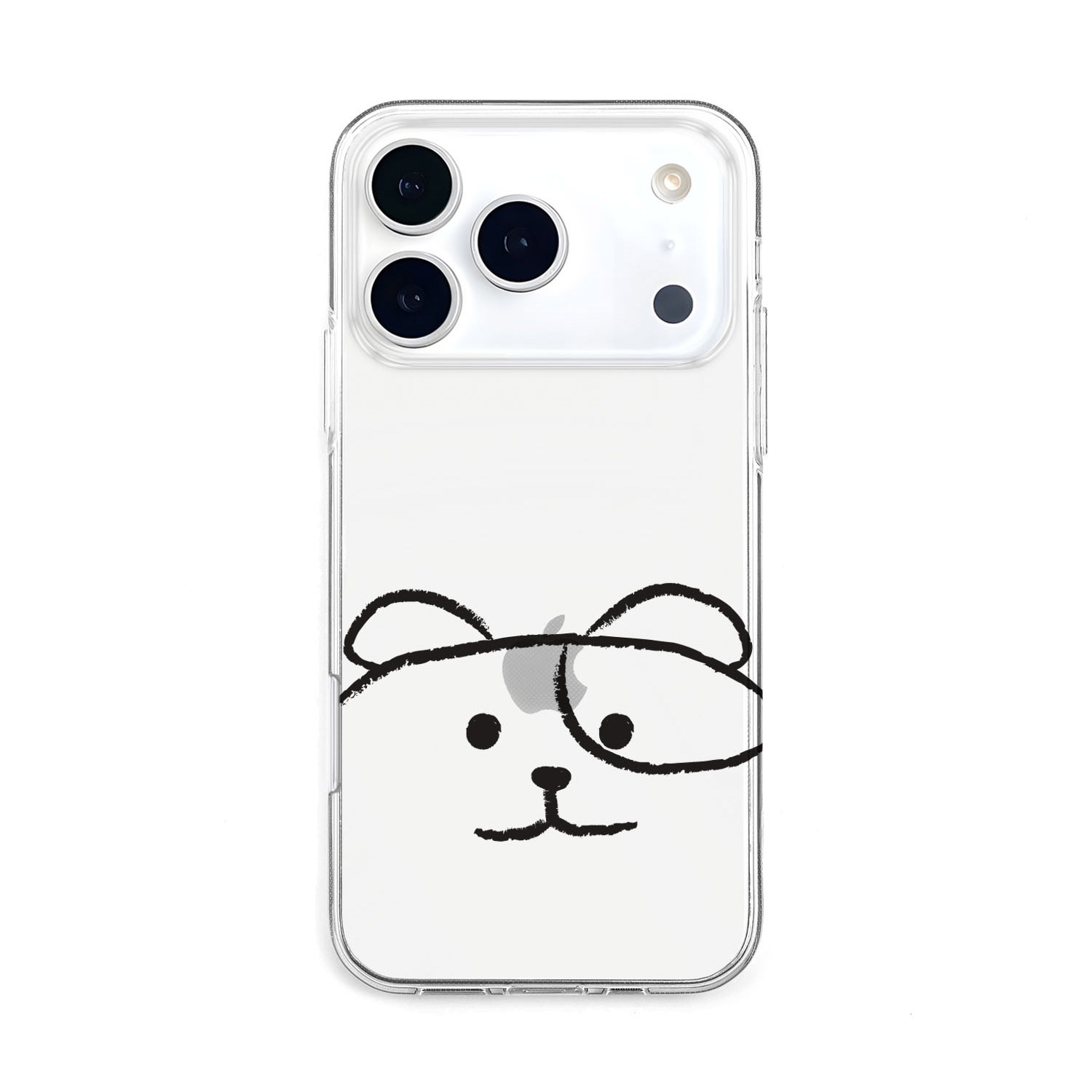[ iPhone 17 / 17 Pro 用] ソフト クリアケース MYPET ネコ イヌ 透明カバー for iPhone 16 / 16 Pro / 15 / 15 Pro