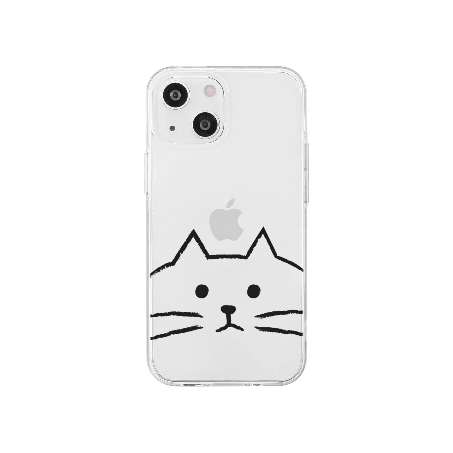 [ iPhone 17 / 17 Pro 用] ソフト クリアケース MYPET ネコ イヌ 透明カバー for iPhone 16 / 16 Pro / 15 / 15 Pro