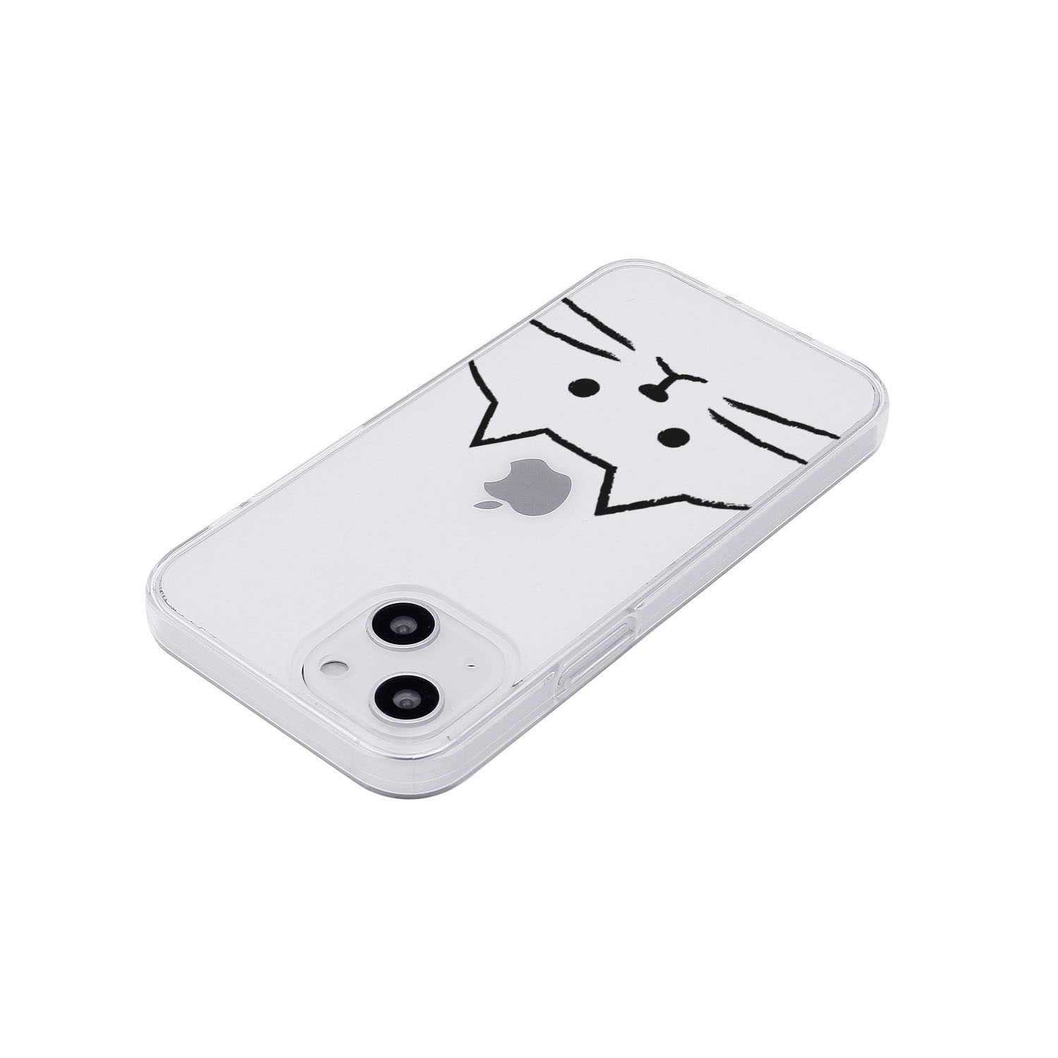 [ iPhone 17 / 17 Pro 用] ソフト クリアケース MYPET ネコ イヌ 透明カバー for iPhone 16 / 16 Pro / 15 / 15 Pro