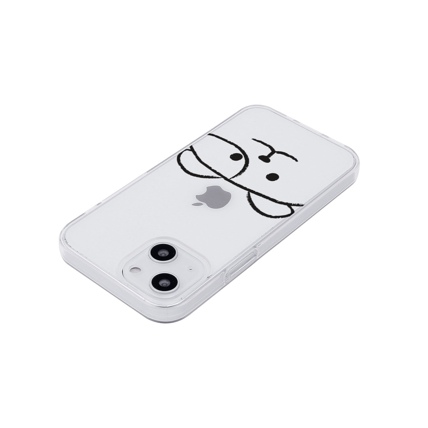 [ iPhone 17 / 17 Pro 用] ソフト クリアケース MYPET ネコ イヌ 透明カバー for iPhone 16 / 16 Pro / 15 / 15 Pro