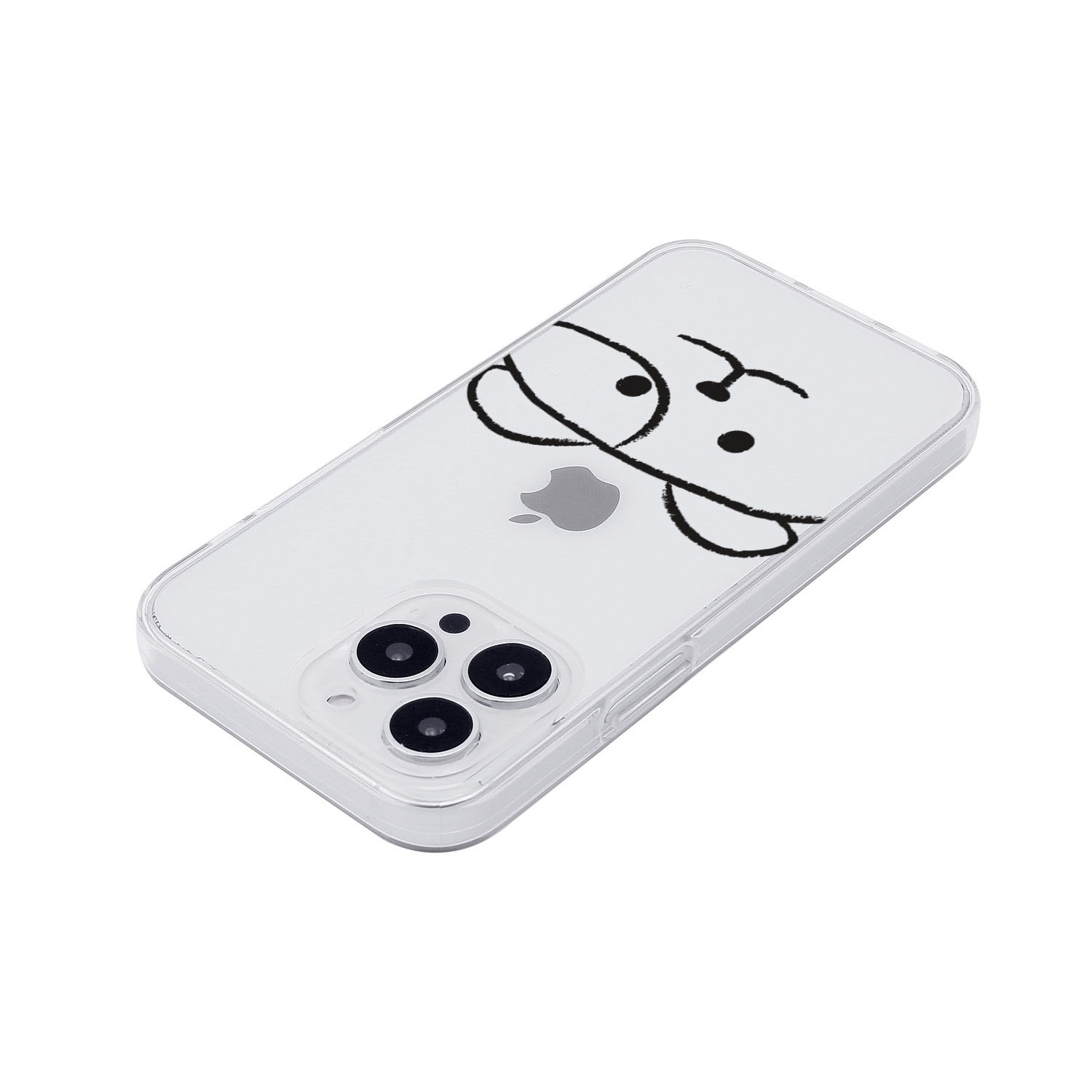 [ iPhone 17 / 17 Pro 用] ソフト クリアケース MYPET ネコ イヌ 透明カバー for iPhone 16 / 16 Pro / 15 / 15 Pro