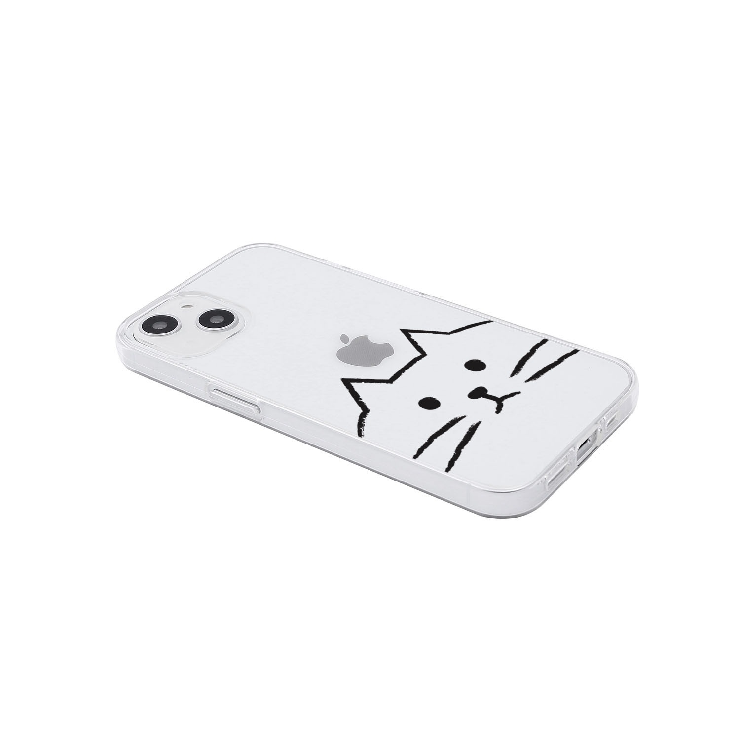 [ iPhone 17 / 17 Pro 用] ソフト クリアケース MYPET ネコ イヌ 透明カバー for iPhone 16 / 16 Pro / 15 / 15 Pro