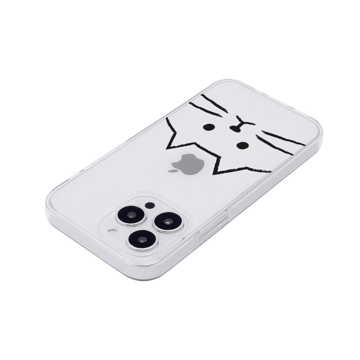 [ iPhone 17 / 17 Pro 用] ソフト クリアケース MYPET ネコ イヌ 透明カバー for iPhone 16 / 16 Pro / 15 / 15 Pro