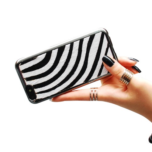 iPhone6s/6 ケース GAZE Zebra Calf Hair Bar（ゼブラカーフヘアーバー）アイフォン