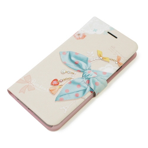 iPhone6s/6 ケース Happymori Dot Scarf Diary（ドットスカーフダイアリー）アイフォン