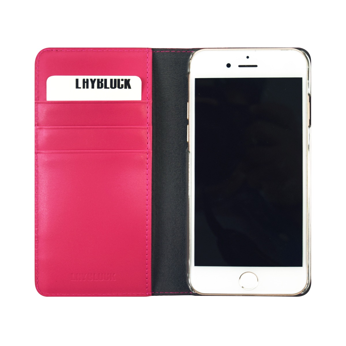 iPhone SE (第3世代) ケース カバー 【手帳型 本革】LAYBLOCK Ribbon Classic Diary [iPhone SE3/SE2/8/7]