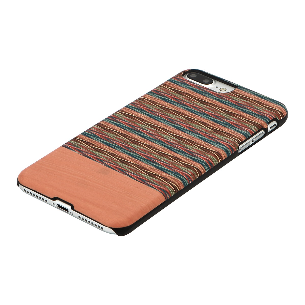 iPhone 8 Plus / 7 Plus天然木ケース Man & Wood Browny check （マンアンドウッド ブラウニーチェック）アイフォン カバー 木製