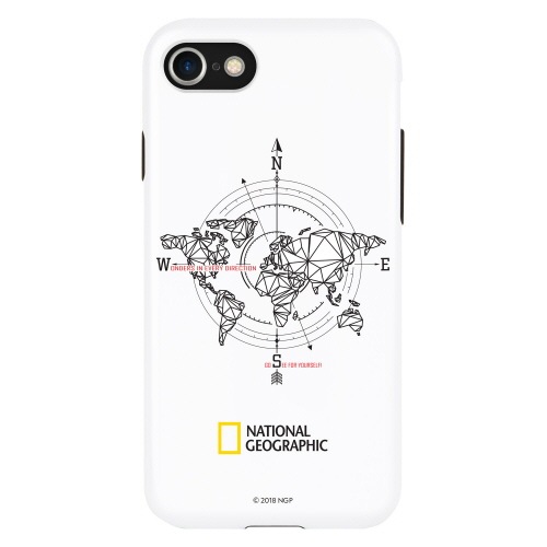 iPhone SE (第3世代) ケース カバー National Geographic Compass Case Double [iPhone SE3/SE2/11 Pro/11/11 Pro Max/XS/X/XR/XS Max/8 Plus/7Plus/8/7]