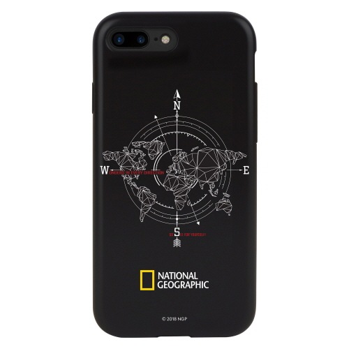 iPhone SE (第3世代) ケース カバー National Geographic Compass Case Double [iPhone SE3/SE2/11 Pro/11/11 Pro Max/XS/X/XR/XS Max/8 Plus/7Plus/8/7]