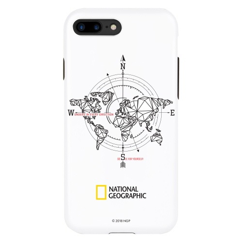 iPhone SE (第3世代) ケース カバー National Geographic Compass Case Double [iPhone SE3/SE2/11 Pro/11/11 Pro Max/XS/X/XR/XS Max/8 Plus/7Plus/8/7]