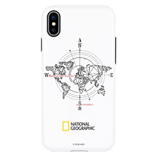 iPhone SE (第3世代) ケース カバー National Geographic Compass Case Double [iPhone SE3/SE2/11 Pro/11/11 Pro Max/XS/X/XR/XS Max/8 Plus/7Plus/8/7]