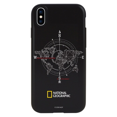 iPhone SE (第3世代) ケース カバー National Geographic Compass Case Double [iPhone SE3/SE2/11 Pro/11/11 Pro Max/XS/X/XR/XS Max/8 Plus/7Plus/8/7]