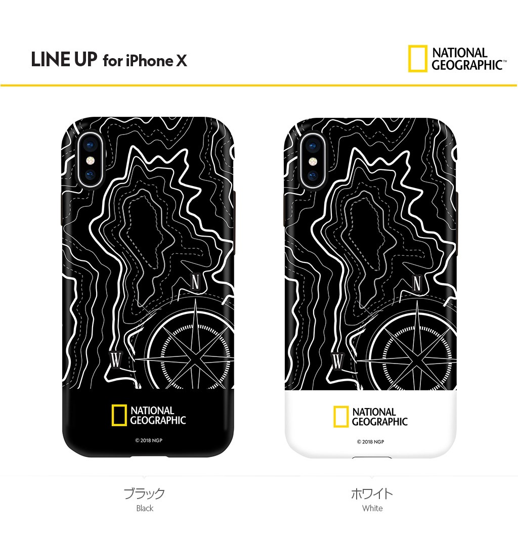 iPhone SE (第3世代) ケース カバー National Geographic Topography Case Double Protective [iPhone SE3/SE2/11 Pro/11/XS/X/8 Plus/7Plus/8/7]