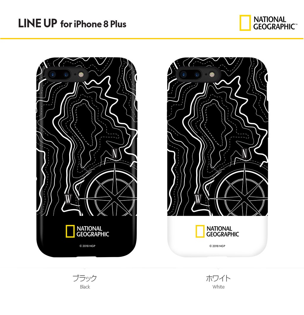 iPhone SE (第3世代) ケース カバー National Geographic Topography Case Double Protective [iPhone SE3/SE2/11 Pro/11/XS/X/8 Plus/7Plus/8/7]