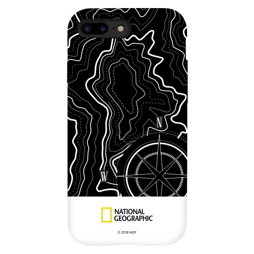 iPhone SE (第3世代) ケース カバー National Geographic Topography Case Double Protective [iPhone SE3/SE2/11 Pro/11/XS/X/8 Plus/7Plus/8/7]