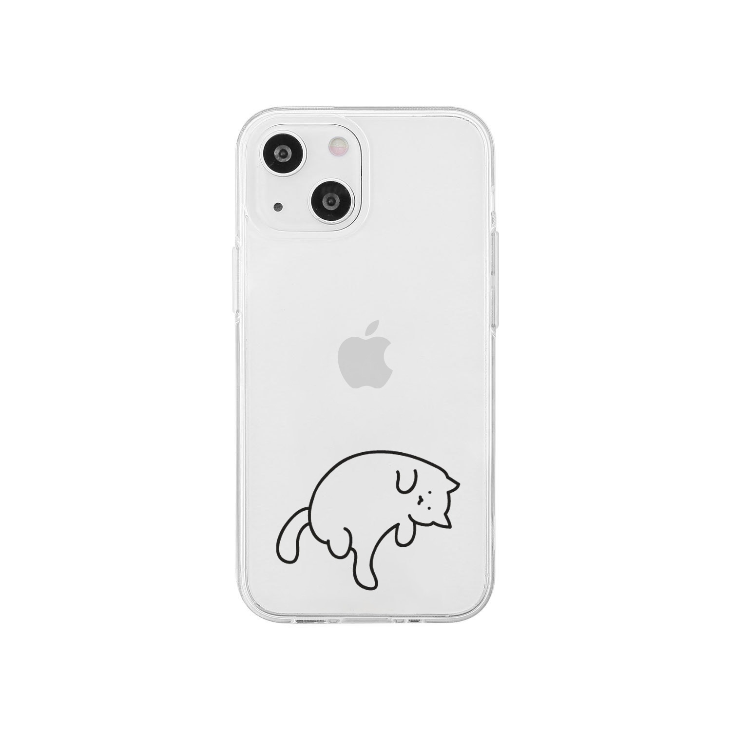 [ iPhone 17 / 17 Pro 用] ソフト クリアケース 猫ちゃんは 透明カバー for iPhone 16 / 16 Pro / 15 / 15 Pro