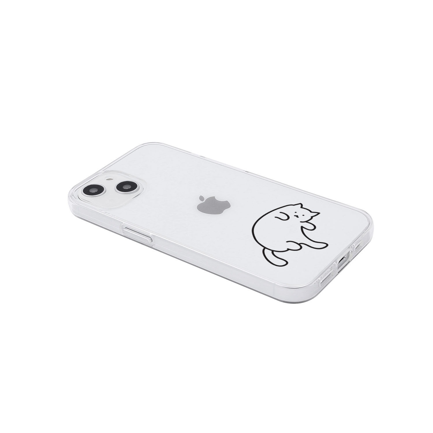 [ iPhone 17 / 17 Pro 用] ソフト クリアケース 猫ちゃんは 透明カバー for iPhone 16 / 16 Pro / 15 / 15 Pro