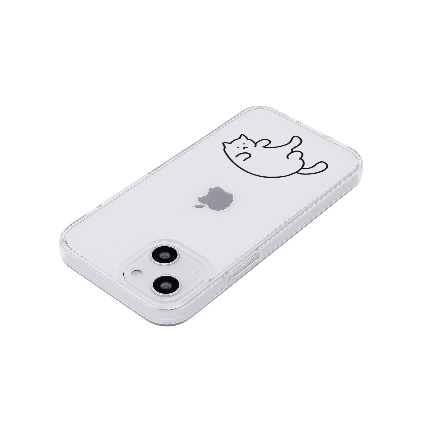 [ iPhone 17 / 17 Pro 用] ソフト クリアケース 猫ちゃんは 透明カバー for iPhone 16 / 16 Pro / 15 / 15 Pro