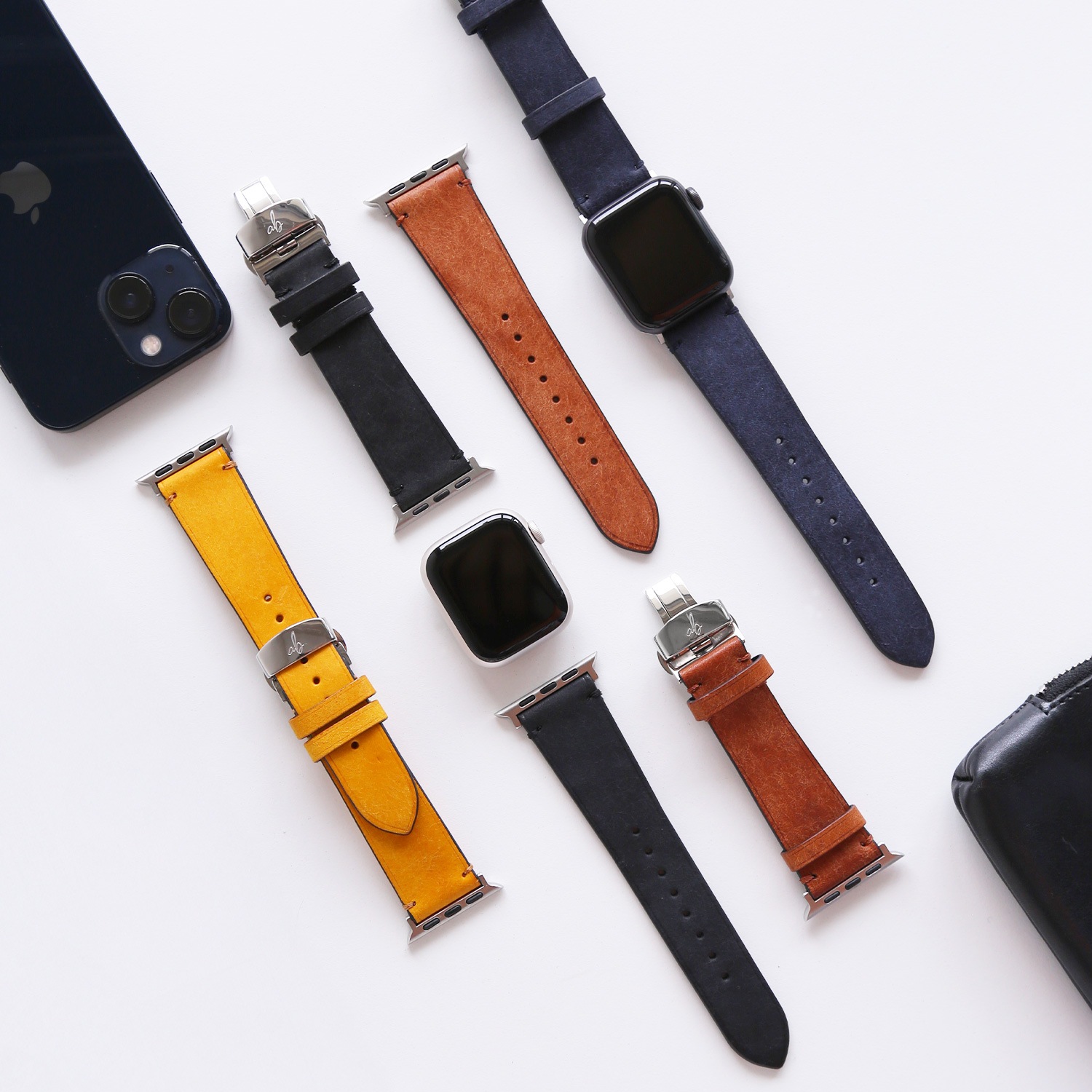アップルウォッチ 本革 交換ベルト MARGOTイタリアンレザーバンド 日本製 for Apple Watch 49/46/45/44mm (Ultra2/1,Series10-1,SE) 