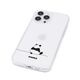 [ iPhone 17 / iPhone Air / 17 Pro / 17 Pro Max 用] ソフト クリアケース パンダ イラスト 透明カバー for iPhone 17 / 16 / 15 シリーズ