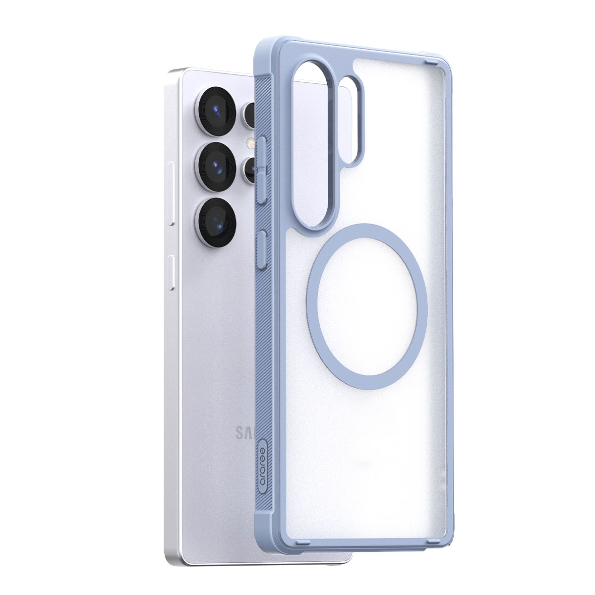 Galaxy S25 Ultra MagSafe対応 DUPLE M ARMOR 米軍MIL規格 Qi2対応 バンパー風 カバー