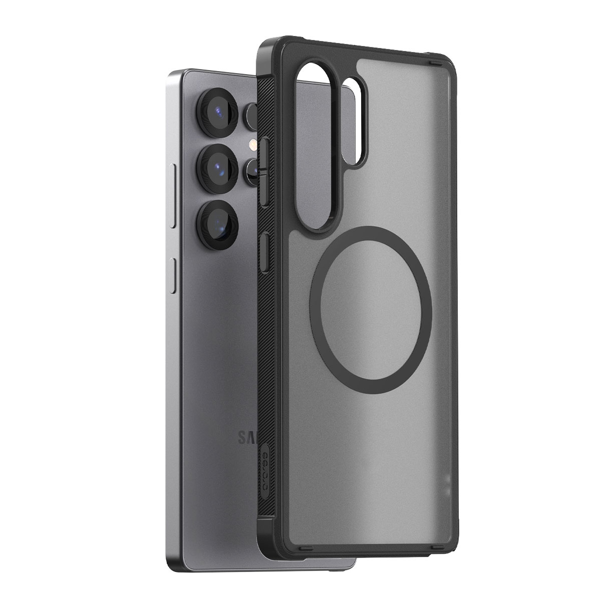 Galaxy S25 Ultra MagSafe対応 DUPLE M ARMOR 米軍MIL規格 Qi2対応 バンパー風 カバー