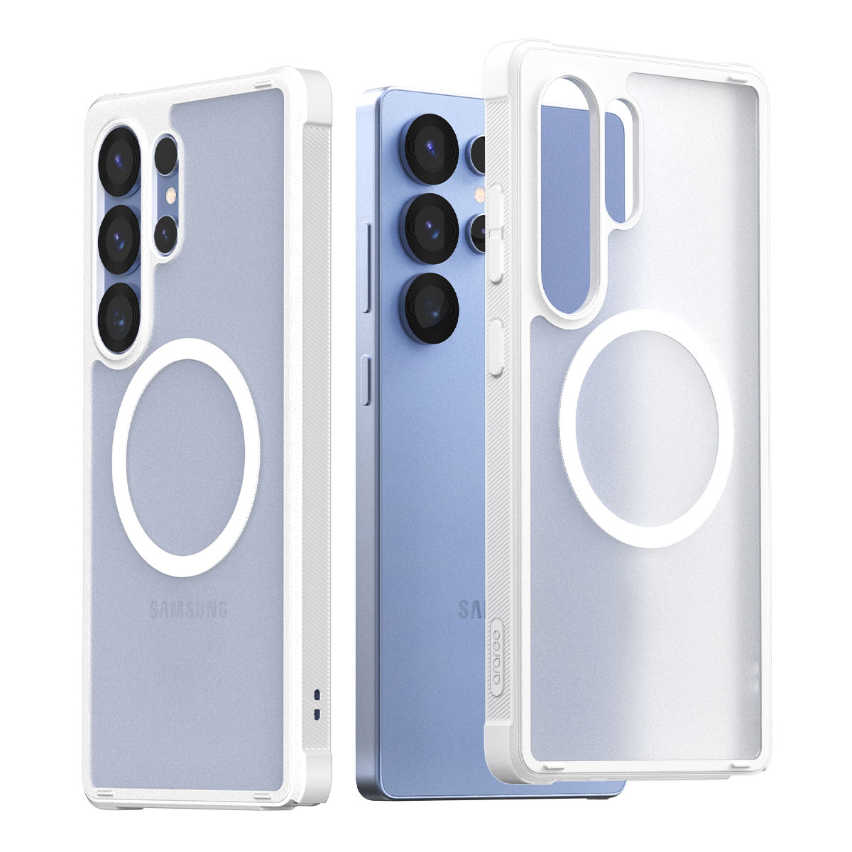 Galaxy S25 Ultra MagSafe対応 DUPLE M ARMOR 米軍MIL規格 Qi2対応 バンパー風 カバー