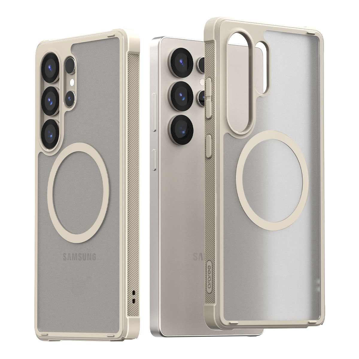 Galaxy S25 Ultra MagSafe対応 DUPLE M ARMOR 米軍MIL規格 Qi2対応 バンパー風 カバー