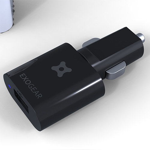 【訳あり アウトレット】 exogearexocharge (エクソチャージー） USBカーチャージャー