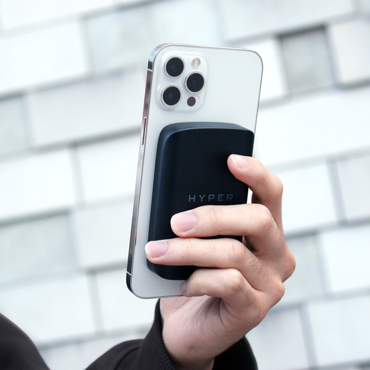 HyperJuice マグネット式 ワイヤレス モバイルバッテリー [MagSafe対応 iPhone用 充電器] HYPER++