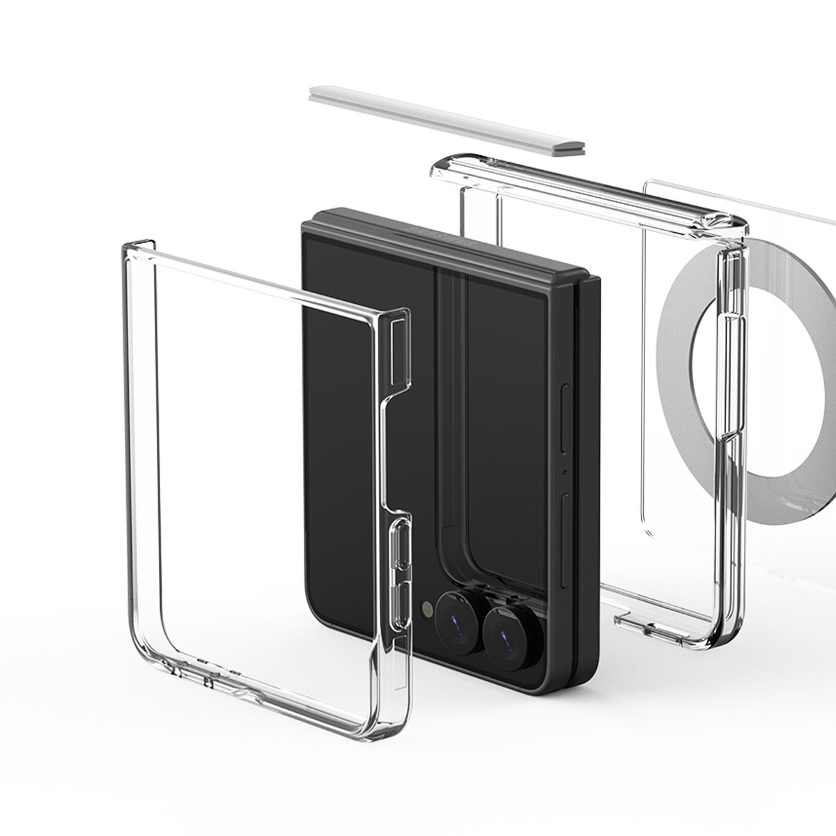 DUPLE 360 M STAND for Galaxy Z Flip8 ヒンジ保護 ケース ＜予約受付中＞