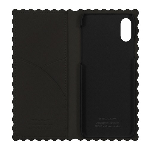 iPhone 11 Pro ケース Eblouir Wave Diary 手帳型 （エブルイ ウエーブダイアリー）アイフォン カバー