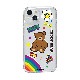 BOOGIE WOOGI [ iPhone 14 / 14 Pro ] オーロラケース Teddy Bear（テディベア） ホログラム