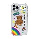 BOOGIE WOOGI [ iPhone 14 / 14 Pro ] オーロラケース Teddy Bear（テディベア） ホログラム