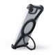 [iPhone 16e 用] アルミ バンパーケース 360 RingStand バンパー （リングスタンド）ブランド・シルバー