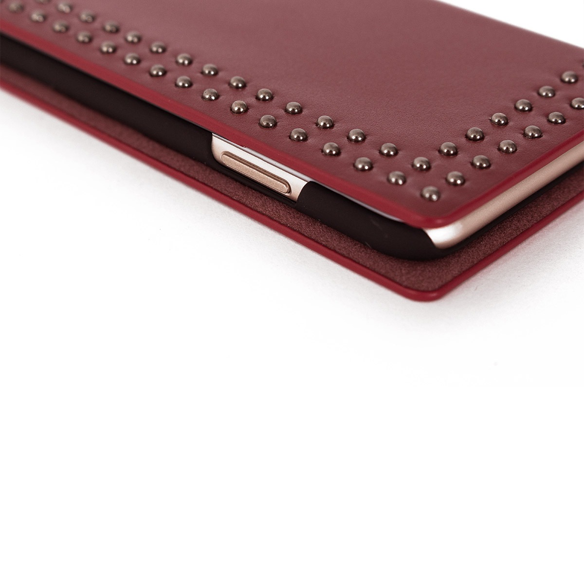 iPhone XS / X ケース iPhone XS Max ケース iPhone XR ケースEblouir Dot Studs Diary 手帳型 本革 （エブルイ ドットスタッズダイアリー）アイフォン カバー レザー