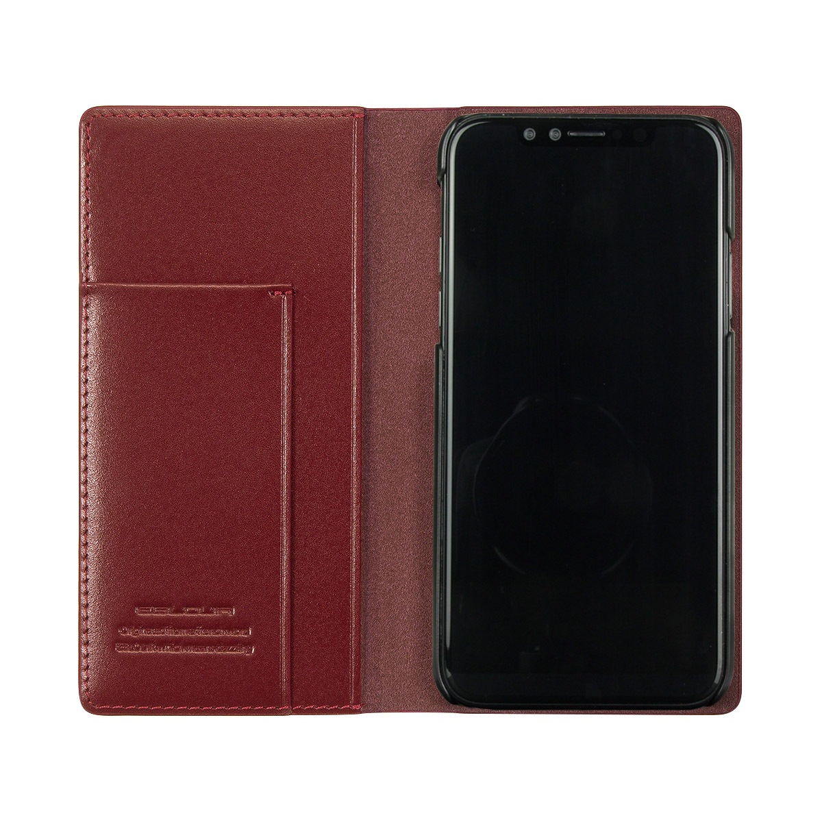 iPhone XS / X ケース iPhone XS Max ケース iPhone XR ケースEblouir Dot Studs Diary 手帳型 本革 （エブルイ ドットスタッズダイアリー）アイフォン カバー レザー